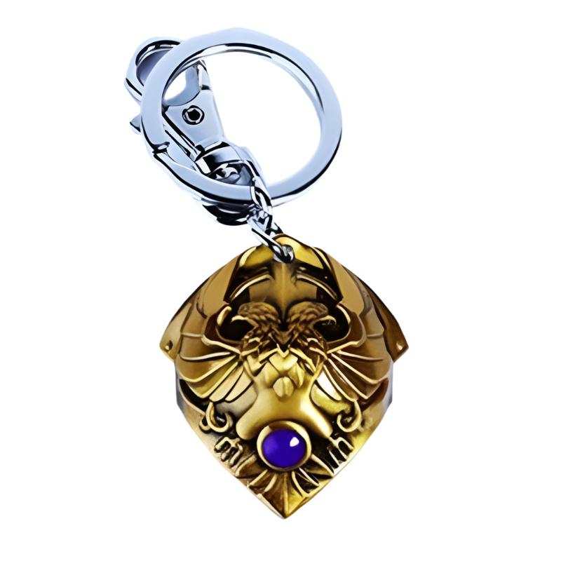 Warhammer 40K Metal Keychain Custodian Shoulder Plate