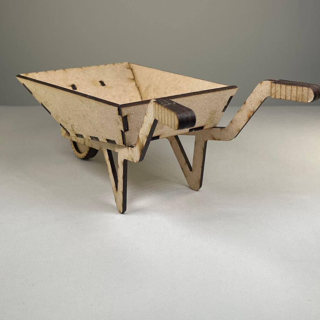 Wheelbarrow Planter - Pre - Built Model by Curious Rabbit ® - Bits’N’Bobs 24 - 7