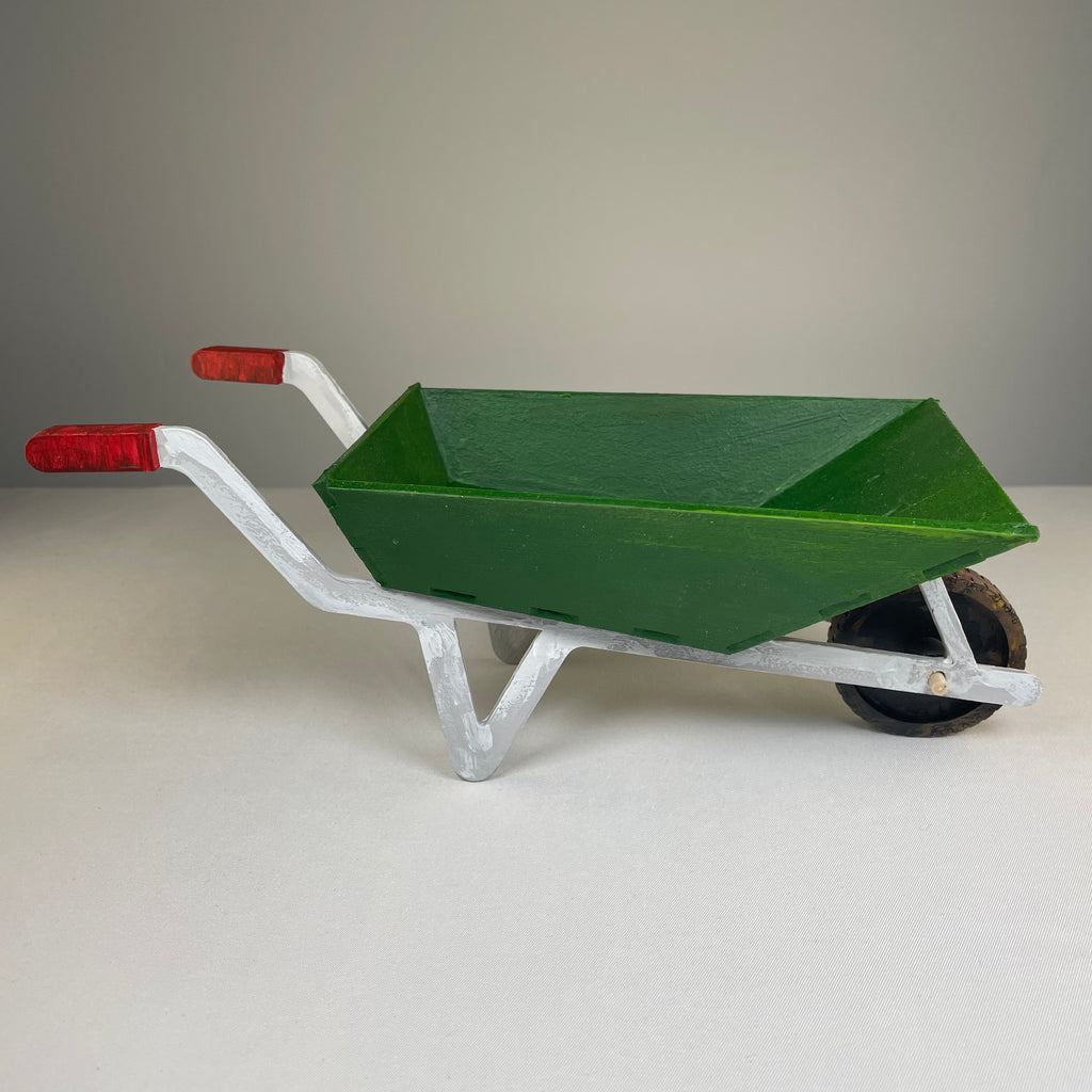 Wheelbarrow Planter - Pre - Built Model by Curious Rabbit ® - Bits’N’Bobs 24 - 7