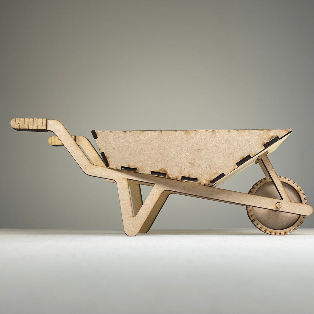 Wheelbarrow Planter - Pre - Built Model by Curious Rabbit ® - Bits’N’Bobs 24 - 7