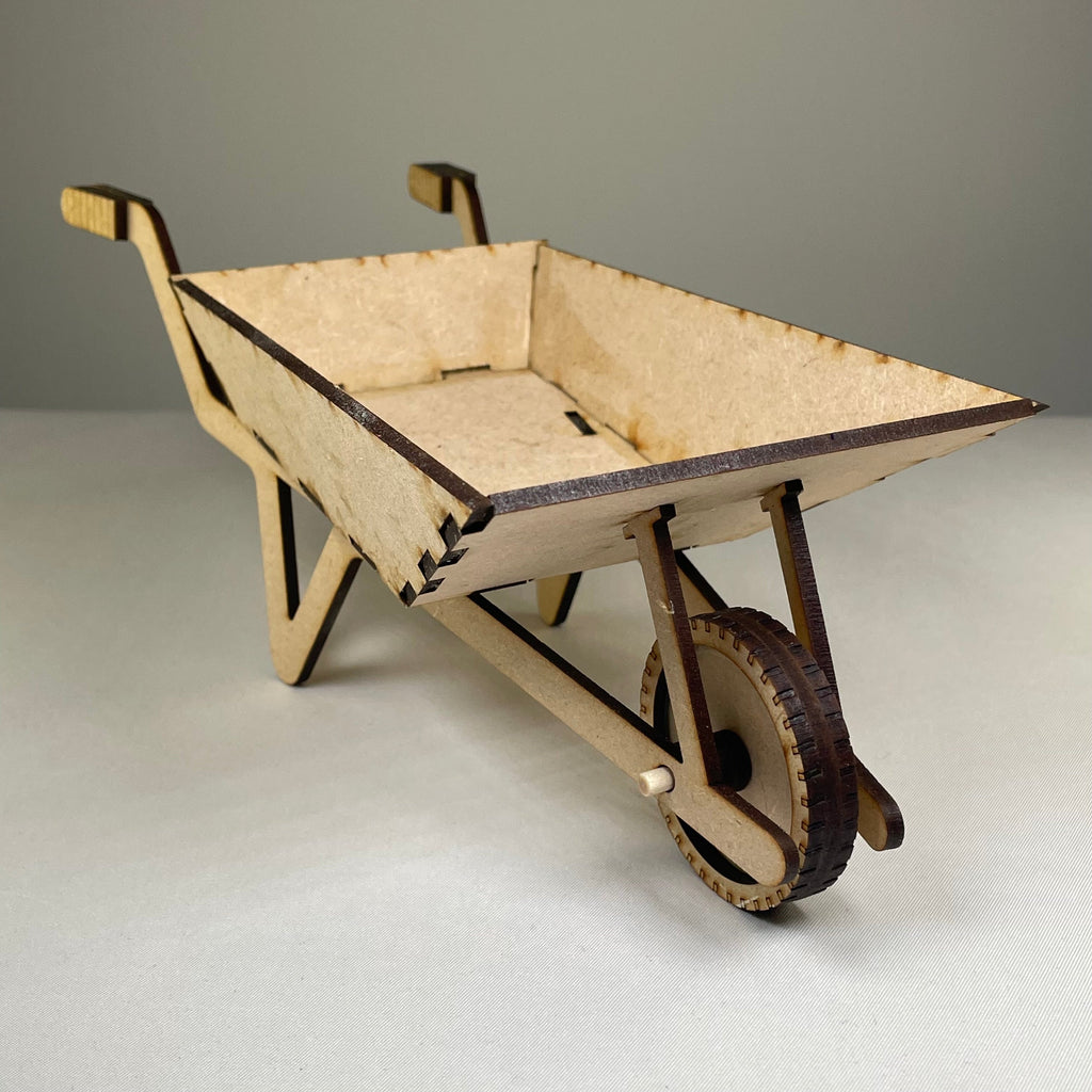 Wheelbarrow Planter - Pre - Built Model by Curious Rabbit ® - Bits’N’Bobs 24 - 7