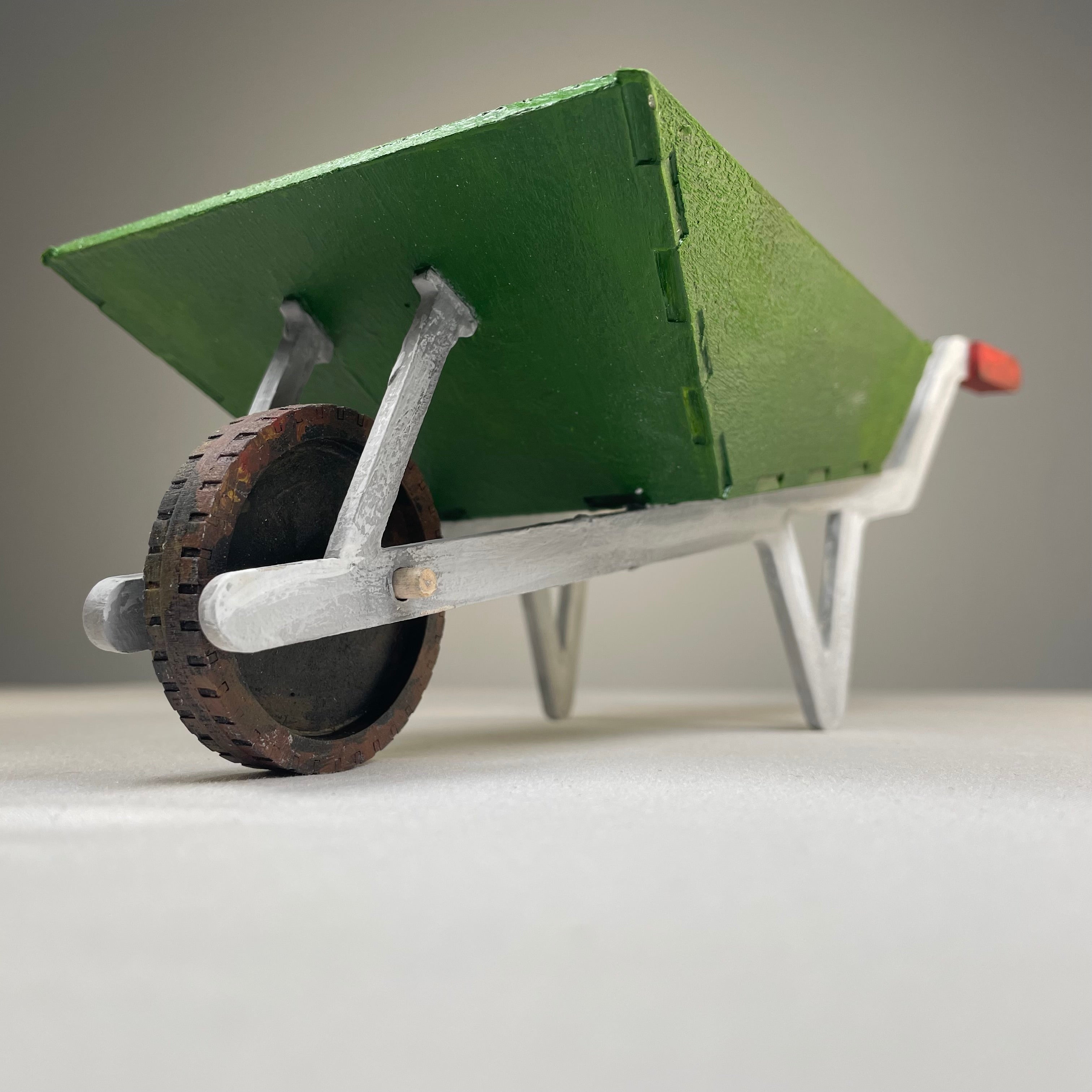 Wheelbarrow Planter - Pre - Built Model by Curious Rabbit ® - Bits’N’Bobs 24 - 7