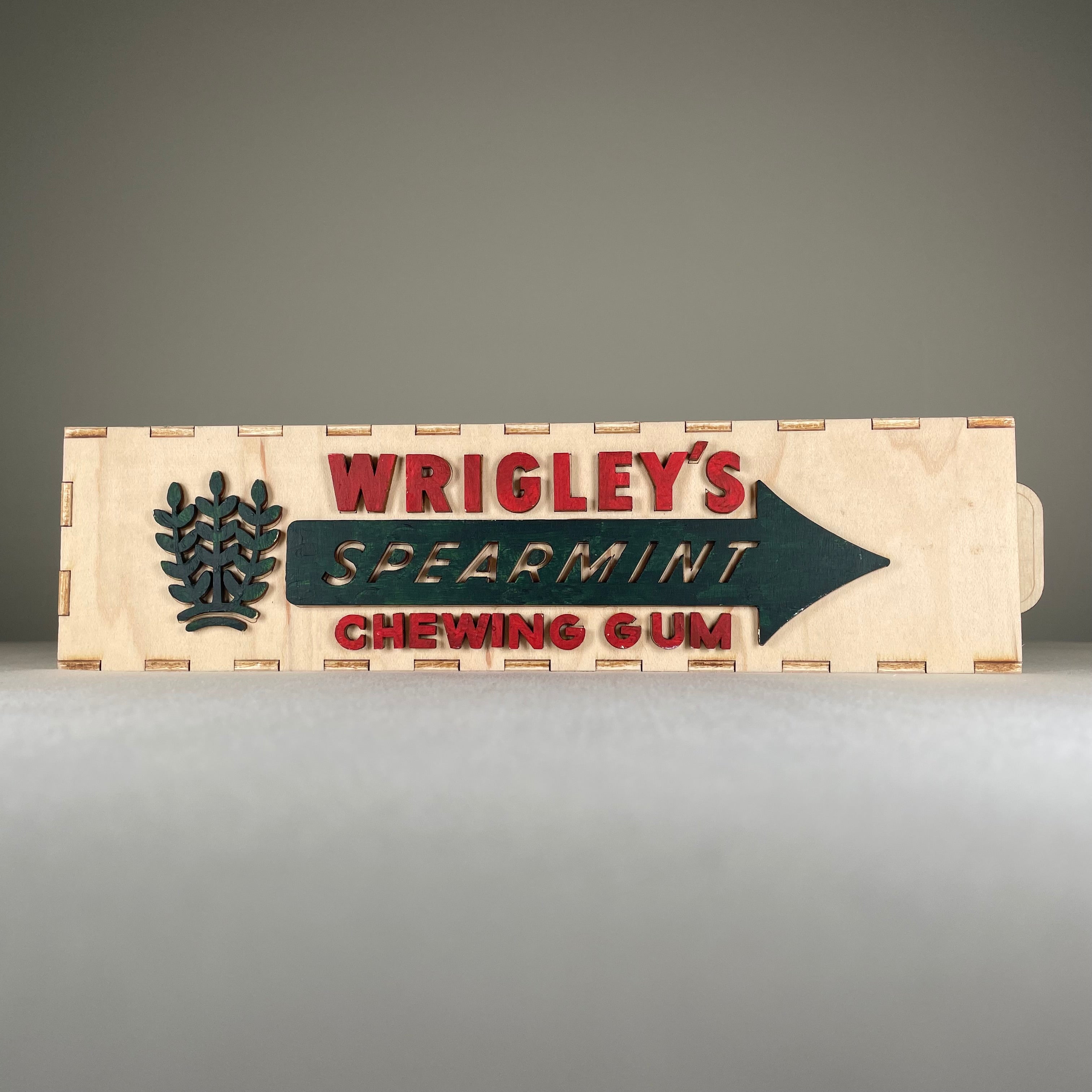 Wrigley's Gum Box - Pre - Built Model by Curious Rabbit ® - Bits’N’Bobs 24 - 7